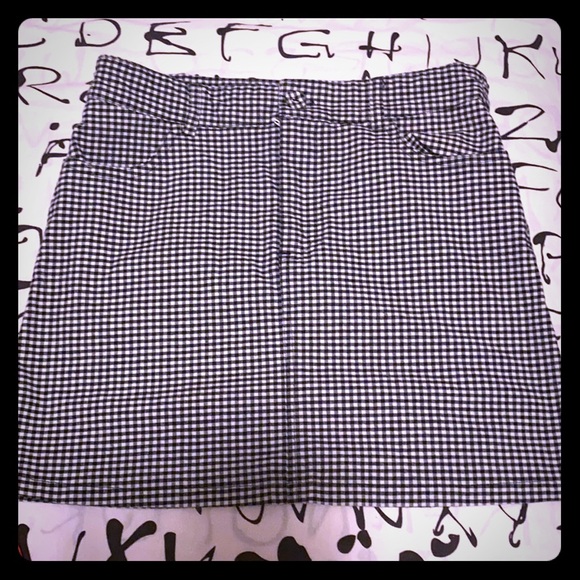 Checkered Mini Skirt - Picture 1 of 2